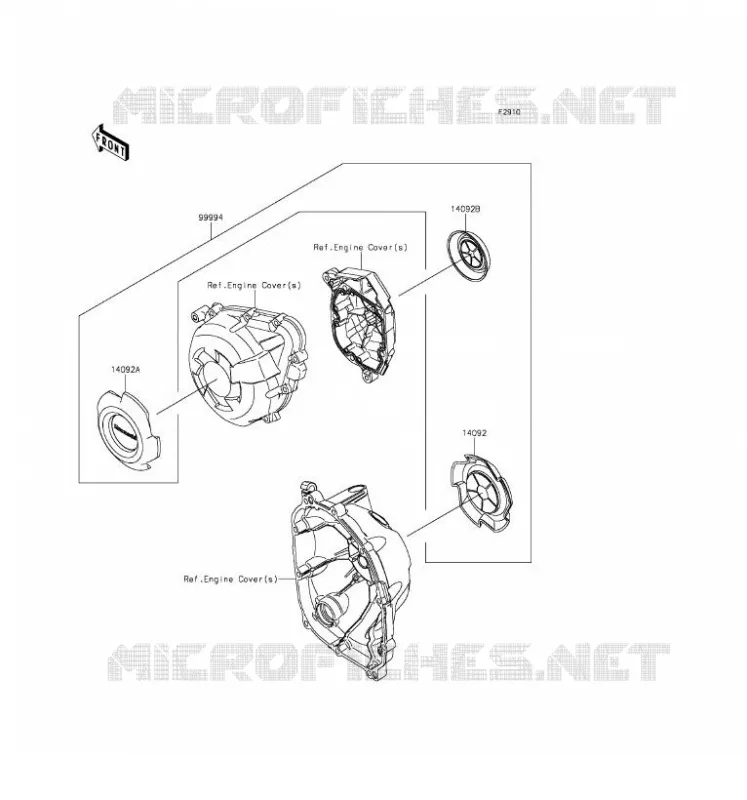 ACCESSOIRE(COUVRE COMPTEUR) Kawasaki MOTOS 1000 2016 Z1000 ABS  ZR1000GGF