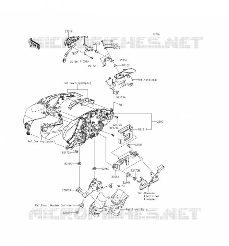 OPTIQUE(S) Kawasaki MOTOS 1000 2016 Z1000 ABS  ZR1000GGF