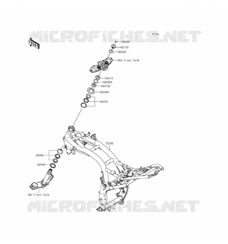 CH&Acirc;SSIS Kawasaki MOTOS 800 2016 Z800  ZR800AGF