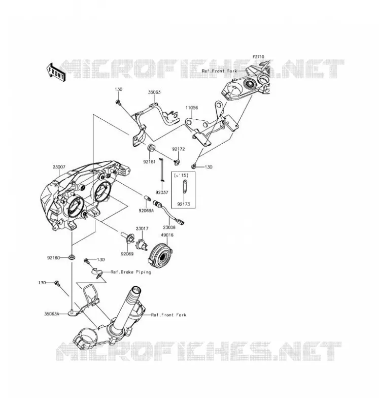 OPTIQUE(S) Kawasaki MOTOS 800 2016 Z800 ABS  ZR800BGF