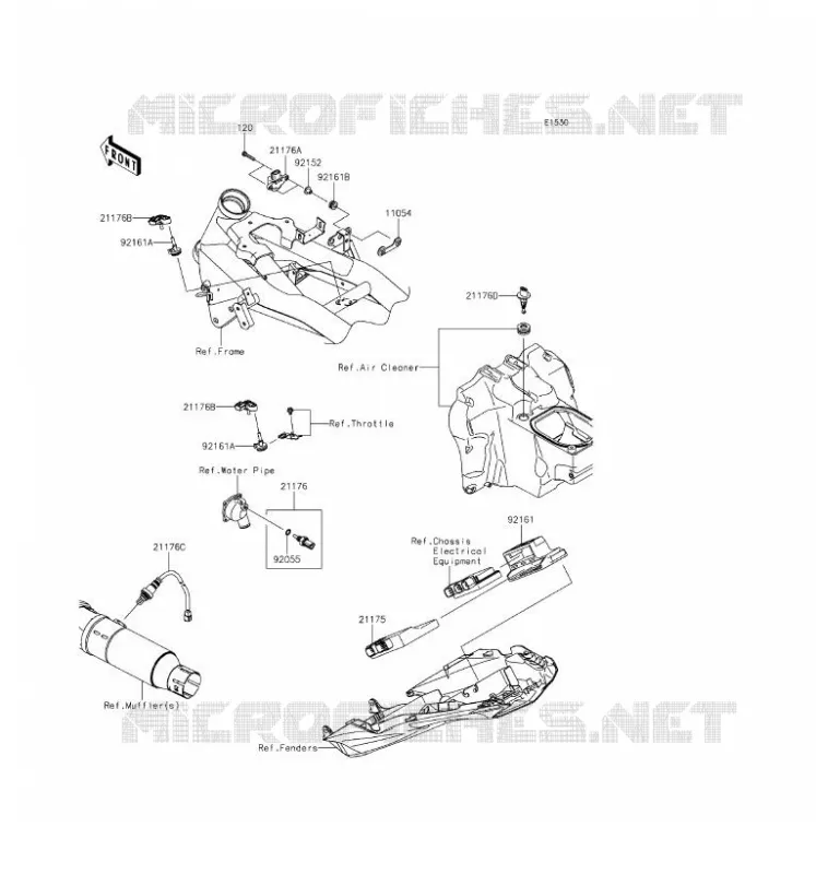 INJECTION CARBURANT Kawasaki MOTOS 800 2016 Z800 ABS  ZR800BGF