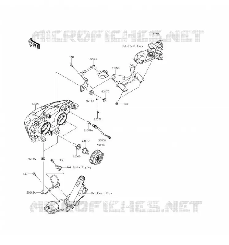 OPTIQUE(S) Kawasaki MOTOS 800 2016 Z800 ABS  ZR800BGF