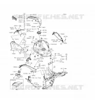 RESERVOIR CARBURANT pour Kawasaki Z800 ABS