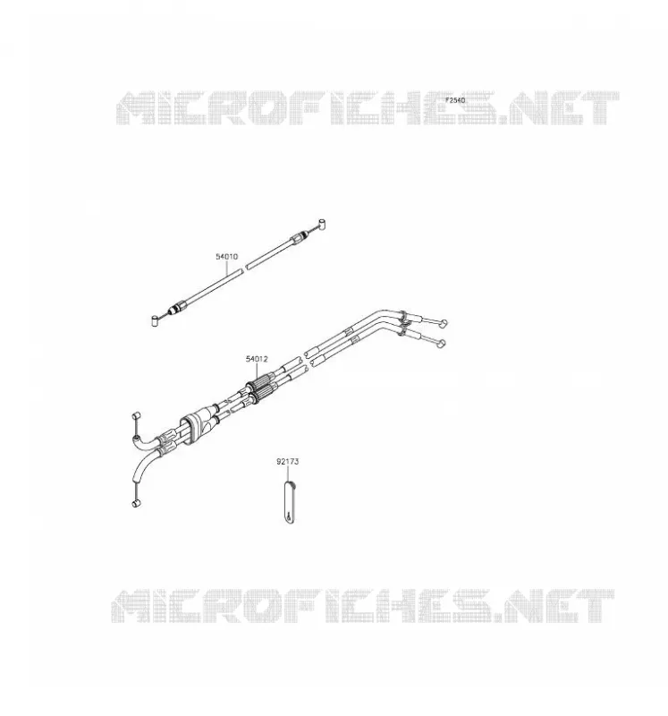 CABLES Kawasaki MOTOS 1000 2016 NINJA H2  ZX1000NGF