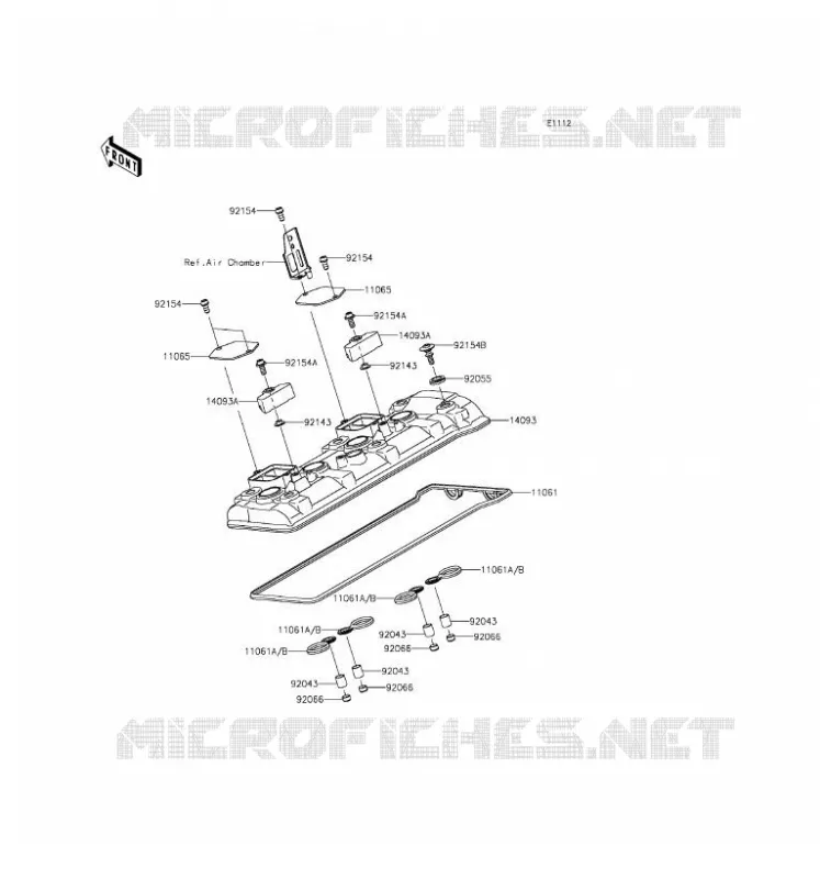 COUVRE CULASSE Kawasaki MOTOS 1000 2016 NINJA H2R  ZX1000PGF
