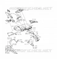 GARDE BOUE ARRI&Egrave;RE pour Kawasaki NINJA ZX-10R