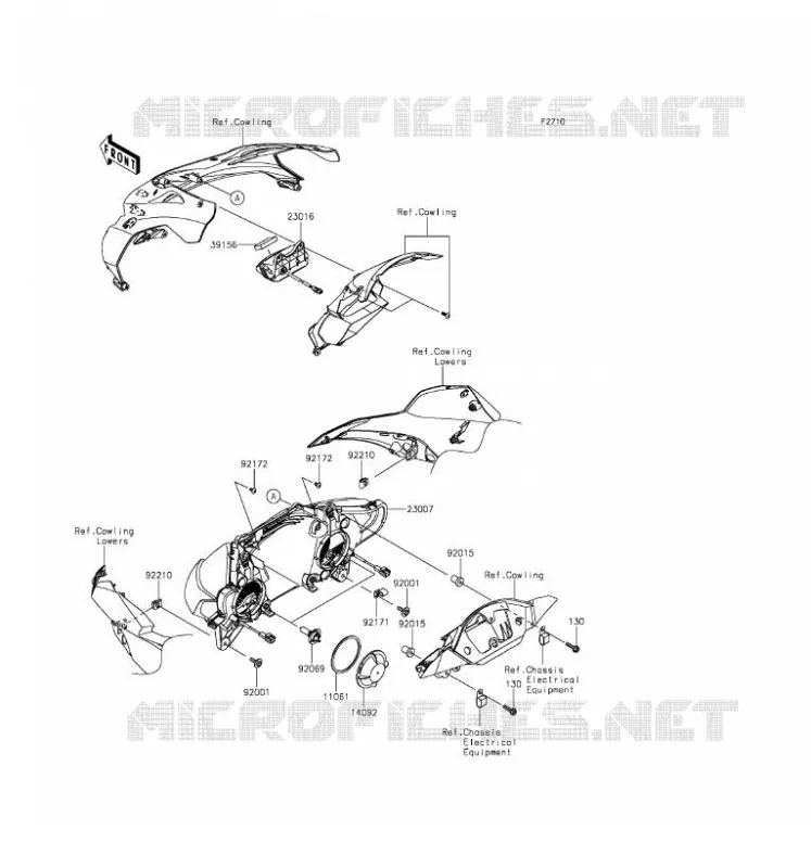 OPTIQUE(S) Kawasaki MOTOS 1000 2016 NINJA ZX-10R  ZX1000RGFA