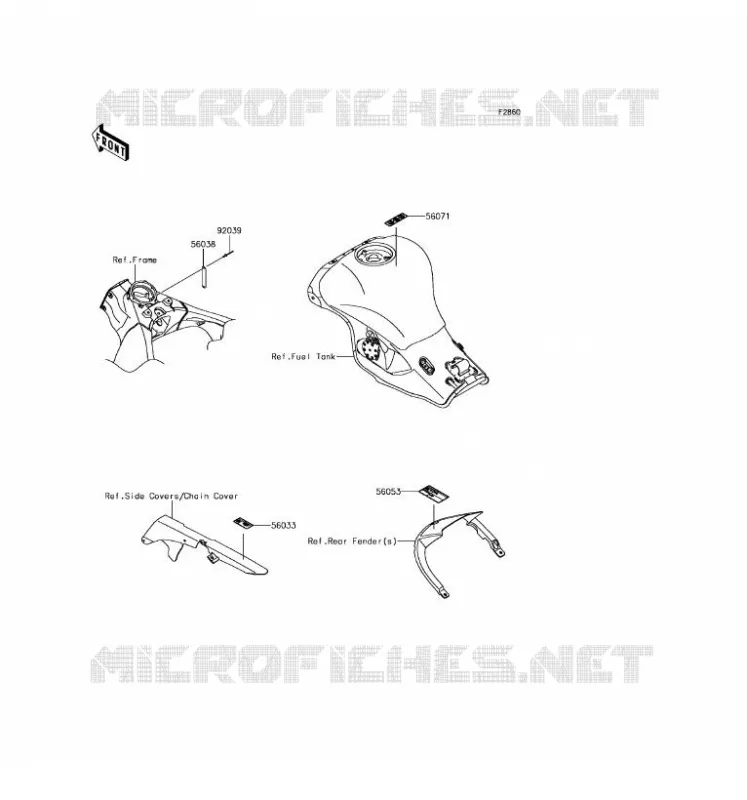 LABEL Kawasaki MOTOS 1000 2017 NINJA ZX-10R ABS  ZX1000SHF