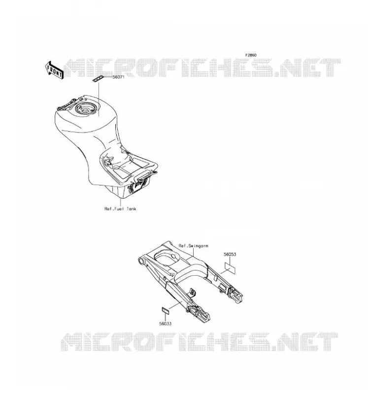 LABEL Kawasaki MOTOS 1400 2017 ZZR1400 ABS  ZX1400HHF