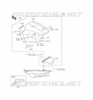 ACCESSOIRE (COUVRE SELLE) pour Kawasaki ZZR1400 ABS
