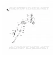 BEQUILLES pour Kawasaki ZZR1400 ABS