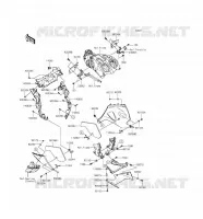 CARENAGE INFERIEUR pour Kawasaki ZZR1400 ABS