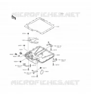 CARTER INFERIEUR pour Kawasaki ZZR1400 ABS