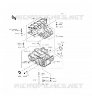 CARTER MOTEUR(S) pour Kawasaki ZZR1400 ABS