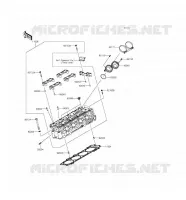 CULASSE pour Kawasaki ZZR1400 ABS