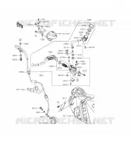 EMBRAYAGE MAITRE CYLINDRE pour Kawasaki ZZR1400 ABS