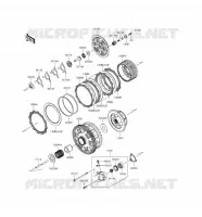 EMBRAYAGE pour Kawasaki ZZR1400 ABS