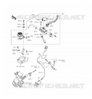 MAITRE CYLINDRE AV pour Kawasaki ZZR1400 ABS