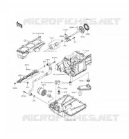 POMPE A HUILE pour Kawasaki ZZR1400 ABS