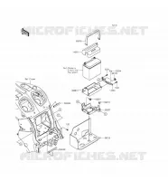 SUPPORT BATTERIE pour Kawasaki ZZR1400 ABS