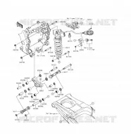 SUSPENSION/AMORTISSEUR pour Kawasaki ZZR1400 ABS