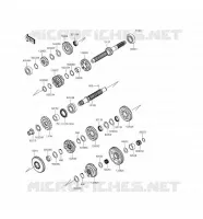 TRANSMISSION pour Kawasaki ZZR1400 ABS