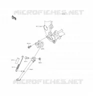 BEQUILLES pour Kawasaki NINJA ZX-6R