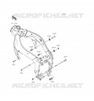 SUPPORT MOTEUR pour Kawasaki NINJA ZX-6R