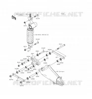 SUSPENSION pour Kawasaki NINJA ZX-6R