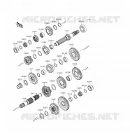 TRANSMISSION pour Kawasaki NINJA ZX-6R