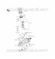VILEBREQUIN/PISTON pour Kawasaki NINJA ZX-6R