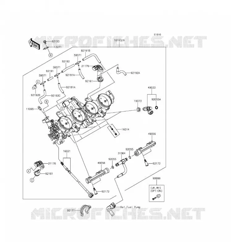CARBU Kawasaki MOTOS 636 2016 NINJA ZX-6R  ZX636EGF