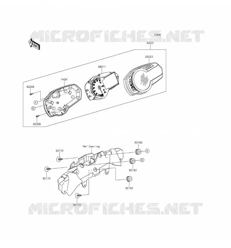COMPTEURS Kawasaki MOTOS 636 2016 NINJA ZX-6R ABS  ZX636FGF