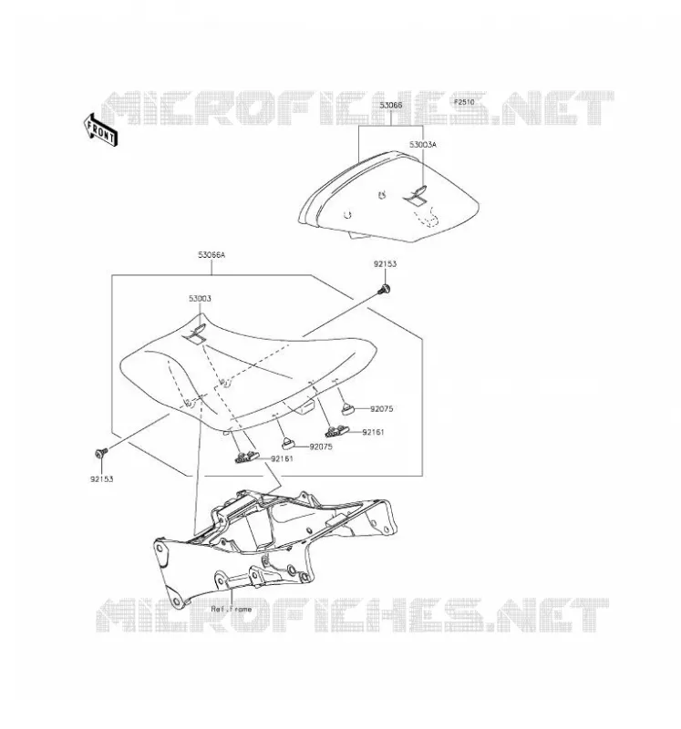 SELLE Kawasaki MOTOS 636 2016 NINJA ZX-6R ABS  ZX636FGF
