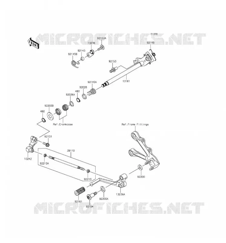 SELECTEUR Kawasaki MOTOS 636 2016 NINJA ZX-6R ABS  ZX636FGF