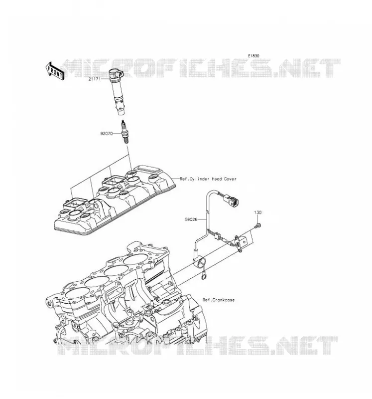 SYSTEME D&acute;ALLUMAGE Kawasaki MOTOS 636 2016 NINJA ZX-6R ABS  ZX636FGF
