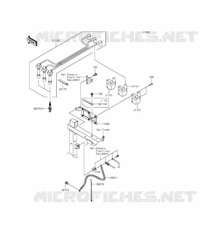 SYSTEME D&acute;ALLUMAGE Kawasaki SSV 820 2016 MULE PRO-FXT  KAF820AGF