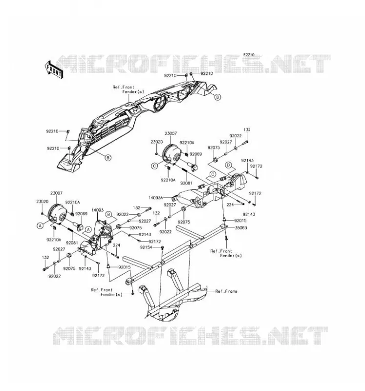 OPTIQUE(S) Kawasaki SSV 800 2016 TERYX 4  KRT800FGF