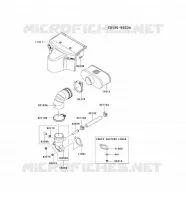 FILTRE &Agrave; AIR/POT D'&Egrave;CHAPPEMENT pour Kawasaki FR MOTORS