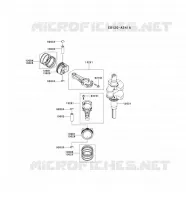 PISTON/VILEBREQUIN pour Kawasaki FR MOTORS