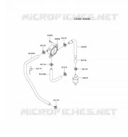 RESERVOIR CARBURANT/ROBINET pour Kawasaki FR MOTORS