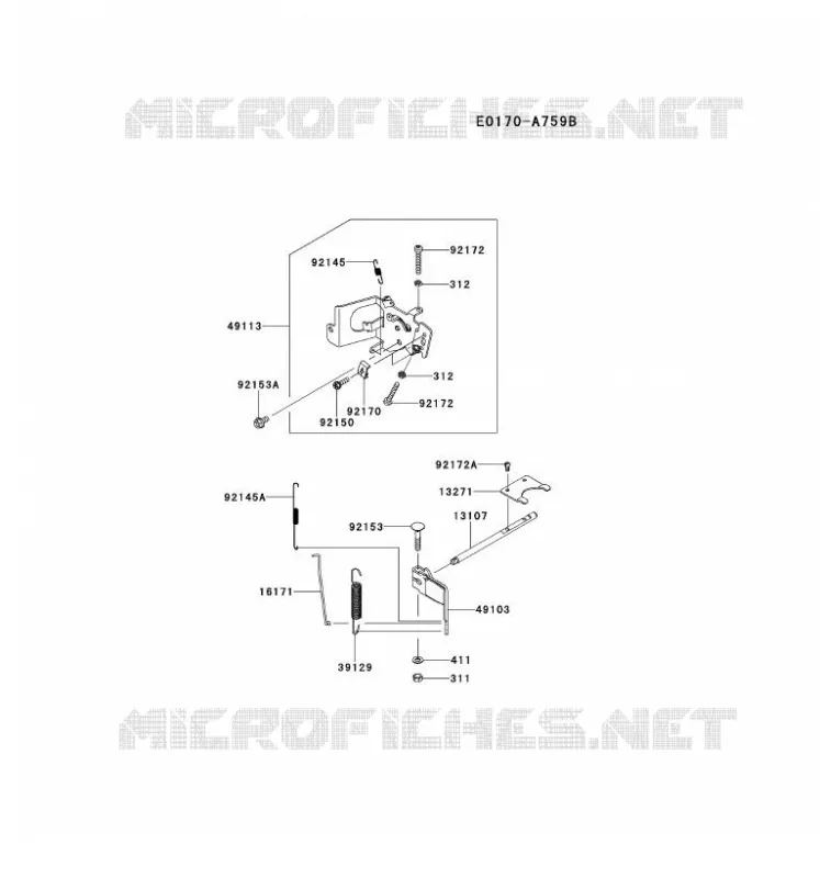 EQUIPEMENT DE CONTROLE Kawasaki Petits Moteurs FS FS481V FS MOTORS  FS481V-BS28