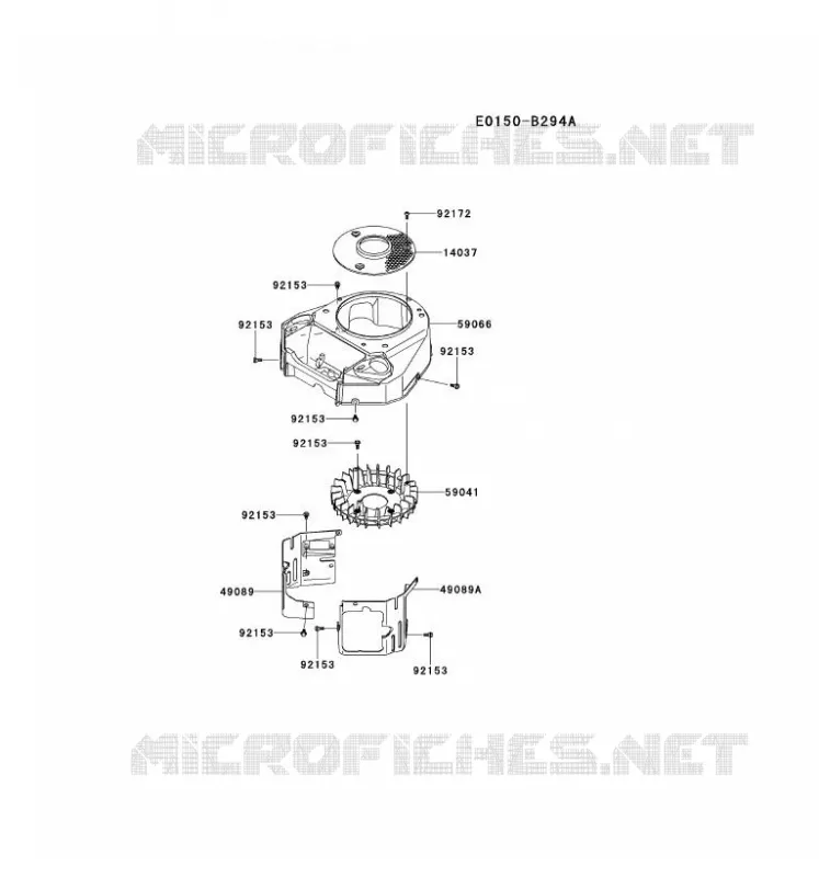 REFROIDISSEMENT Kawasaki Petits Moteurs FS FS481V FS MOTORS  FS481V-ES19