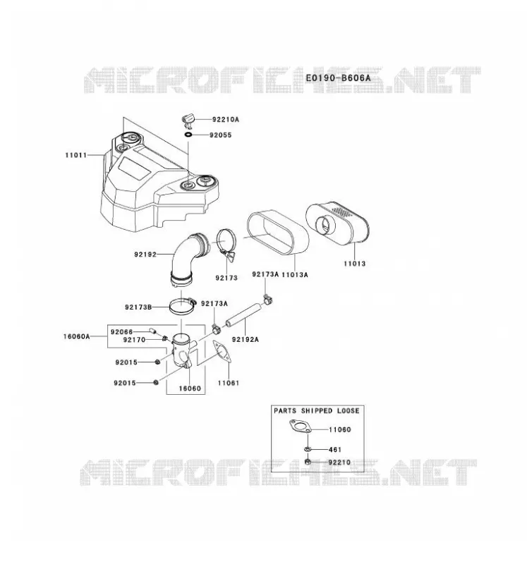 FILTRE &Agrave; AIR/POT D'&Egrave;CHAPPEMENT Kawasaki Petits Moteurs FS FS481V FS MOTORS  FS481V-FS00