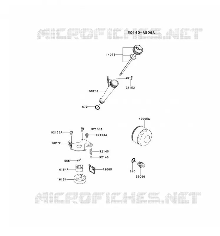KIT DE GRAISSAGE Kawasaki Petits Moteurs FS FS481V FS MOTORS  FS481V-FS14