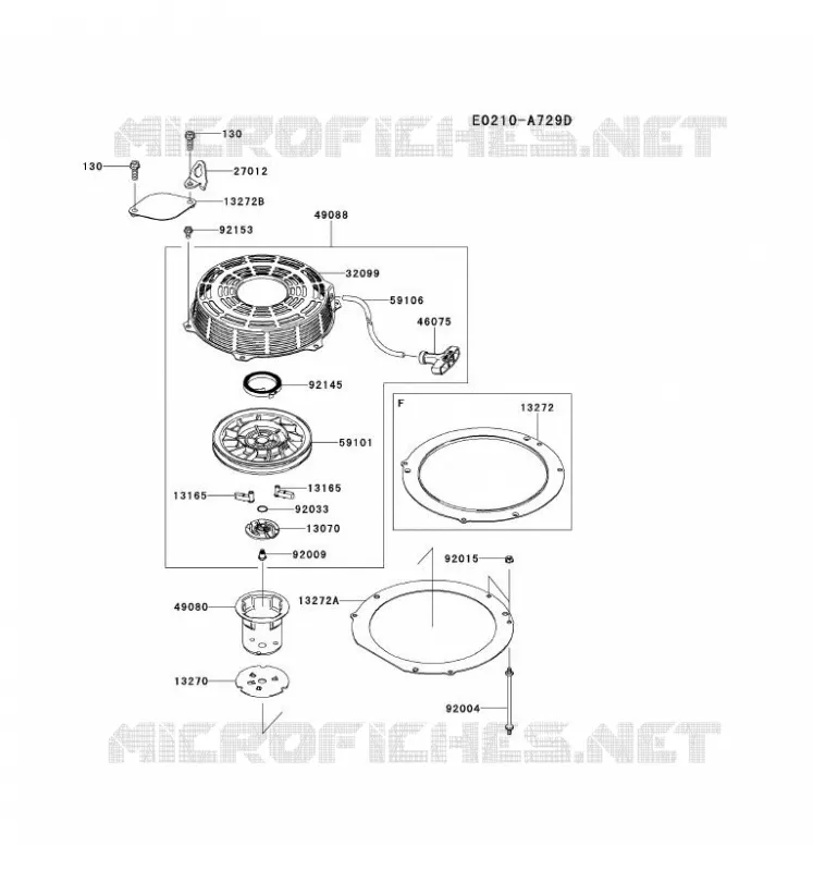 D&Eacute;MARREUR Kawasaki Petits Moteurs FS FS481V FS MOTORS  FS481V-GS18
