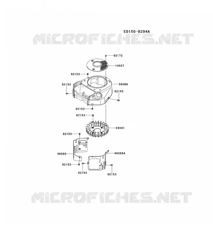 REFROIDISSEMENT Kawasaki Petits Moteurs FS FS541V FS MOTORS  FS541V-AS31