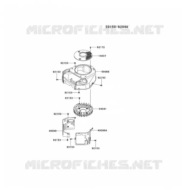 REFROIDISSEMENT Kawasaki Petits Moteurs FS FS541V FS MOTORS  FS541V-ES24