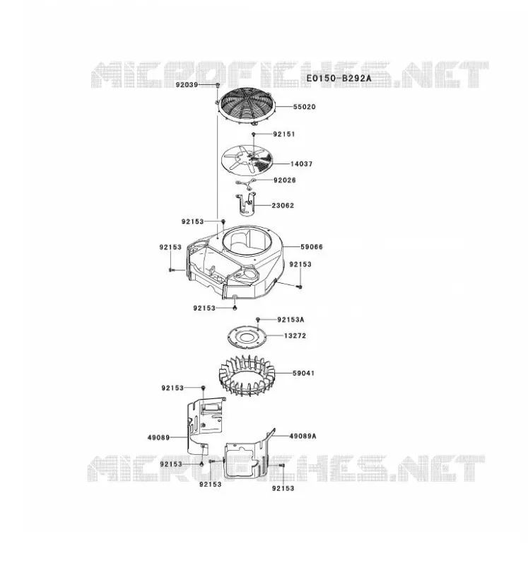 REFROIDISSEMENT Kawasaki Petits Moteurs FS FS541V FS MOTORS  FS541V-FS00