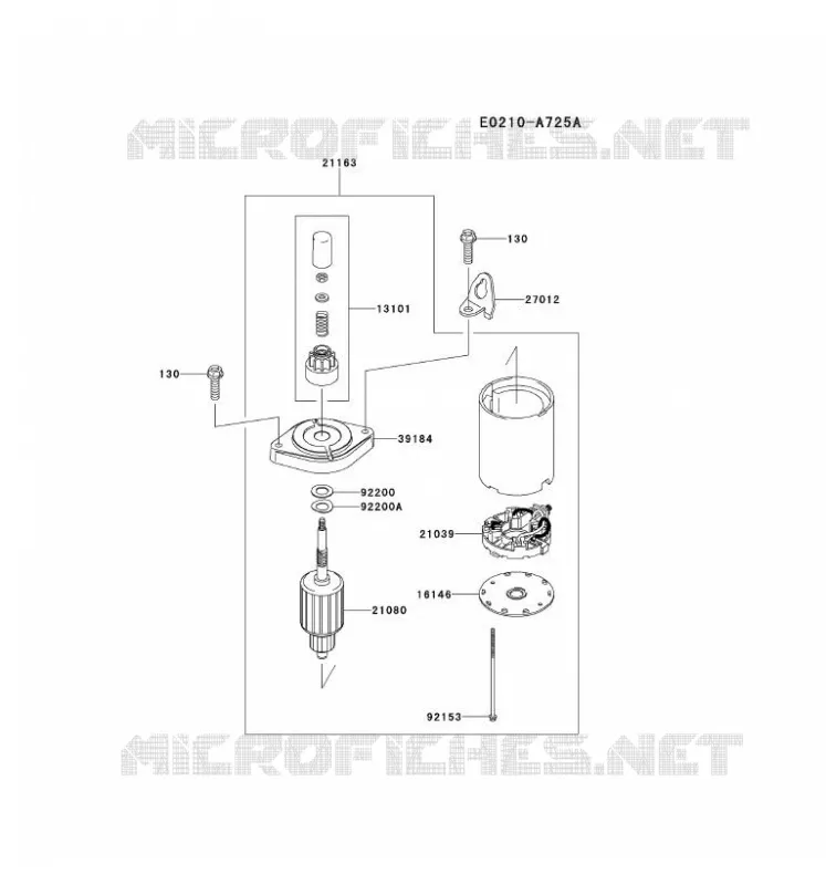 D&Eacute;MARREUR Kawasaki Petits Moteurs FS FS600V FS MOTORS  FS600V-BS26